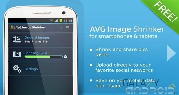 Redimensionar imágenes con AVG Image Shrink