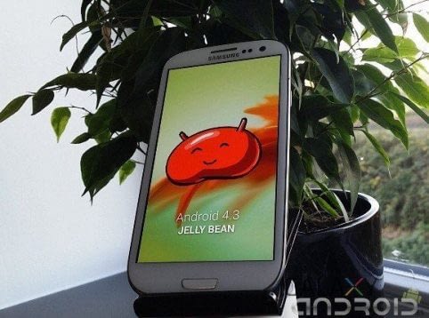 Portada de Android 4.3 oficial en Samsung Galaxy S3